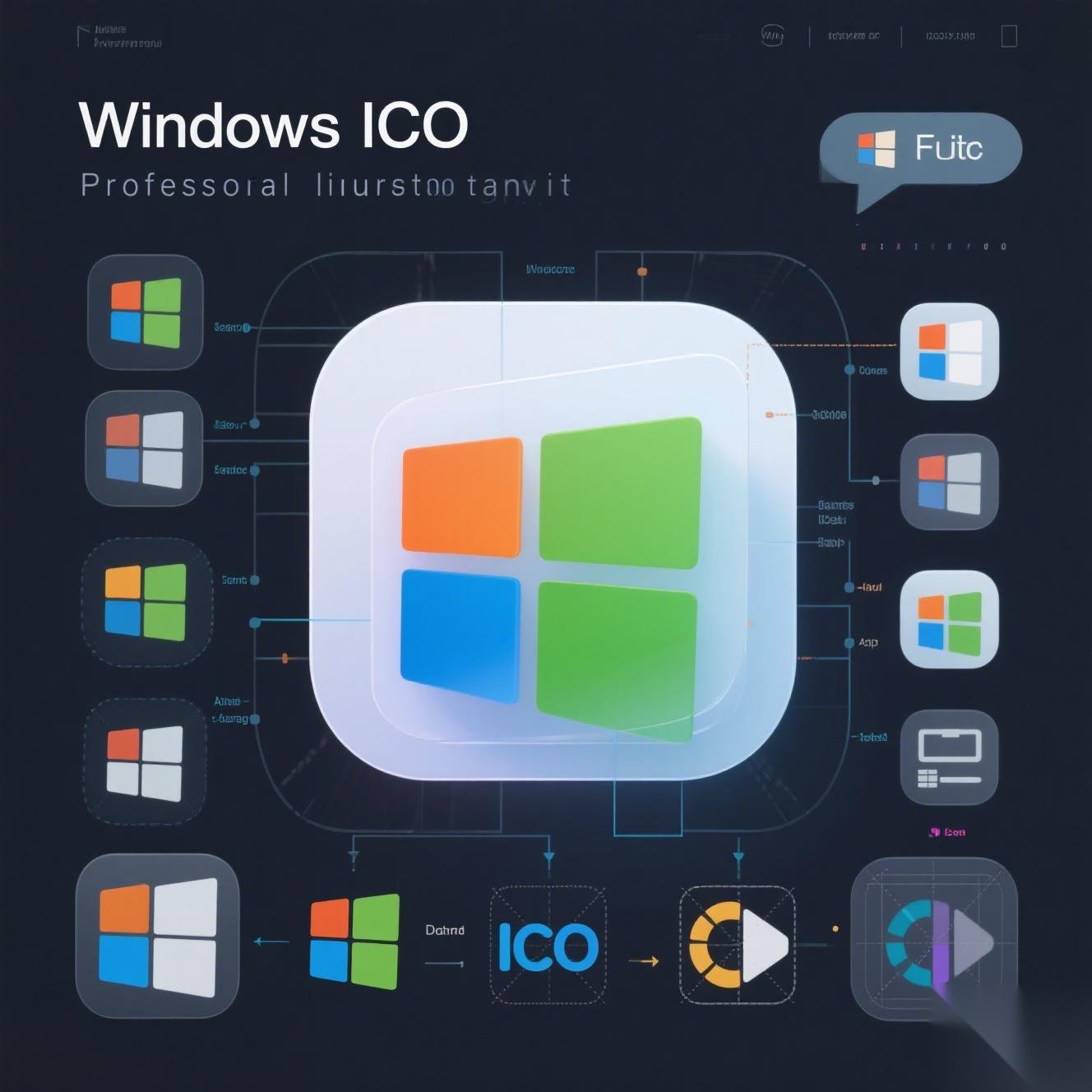 ICO文件格式详解|图标存储与显示原理全攻略(图1) ICO文件格式详解|图标存储与显示原理全攻略