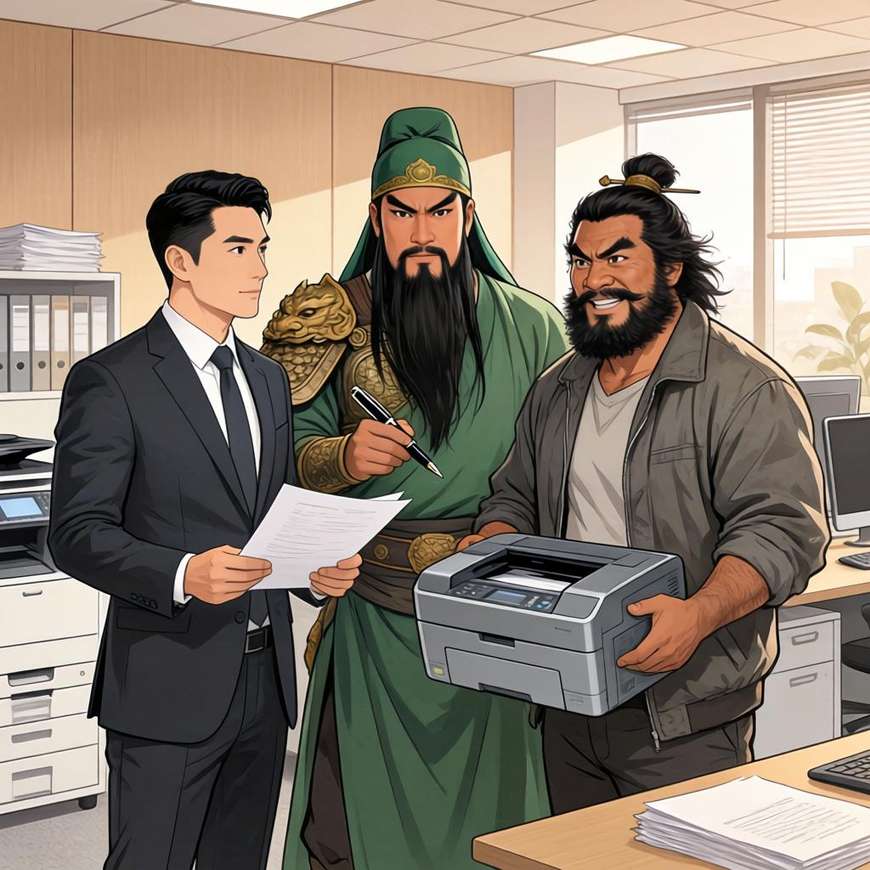 在历史的长河中，刘备、关羽、张飞三人的组合常常被后人津津乐道。他们性格迥异，却能并肩作战、成就一番事业。这背后不仅是一种情义的体现，更是一种团队协作的智慧。这种“互补型团队”的模式，在现代办公耗材行业