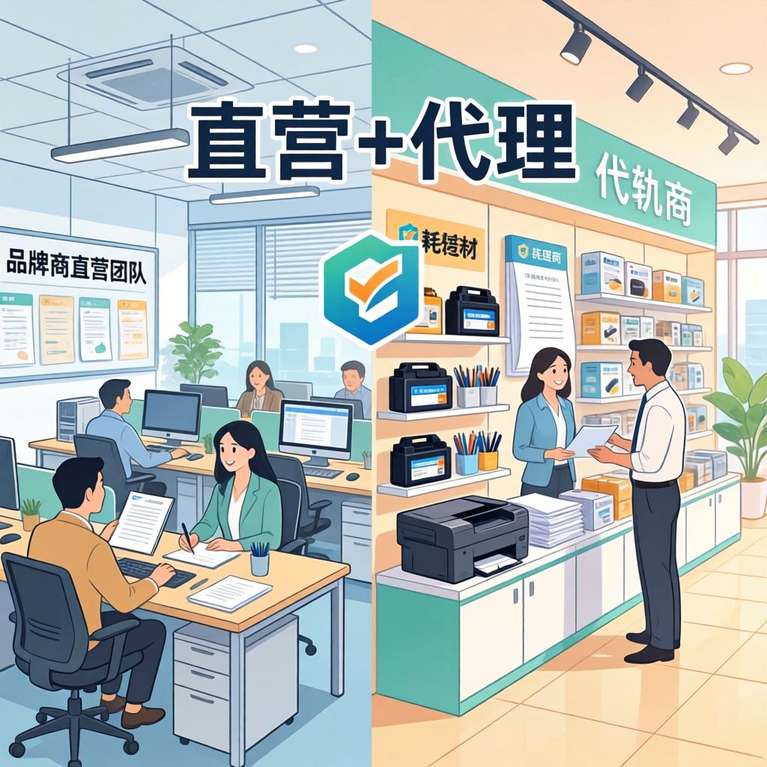 从厦门本地的办公耗材市场来看，越来越多的品牌商开始重视“直营+代理”的双轨制运营模式。一方面，通过官方渠道直接触达终端客户；另一方面，保留对代理商的激励政策，形成稳定的合作生态。