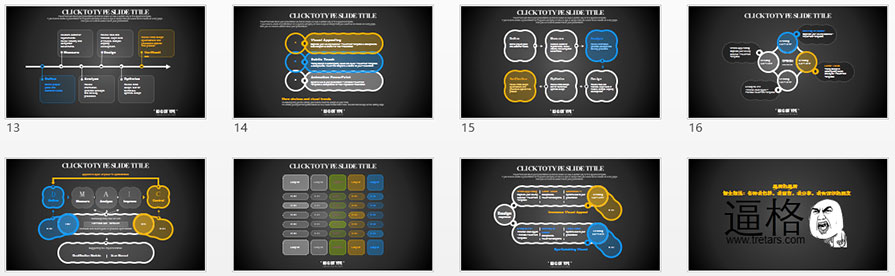 PPT模板|韩国PPT:又一个不可明述成为不可方物(图3) 半透明PPT,国外PPT,国外PPT图表,韩国PPT