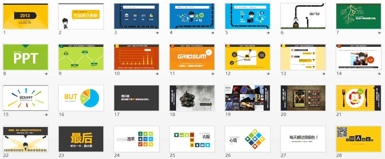 PPT模板|个人年终总结PPT:给自己一个交代!(图2) ppt模板下载,Simon PPT,个人总结PPT,大神PPT模板,年终总结PPT,阿文PPT
