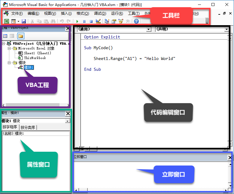 如何使用 Excel VBA 编辑器？(图1)