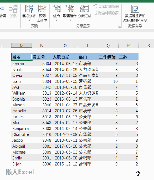 Excel 中 3 个隐藏行列的方法(图3)