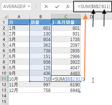 掌握Excel单元格引用三种类型：提升公式复制与数据计算效率(图4)