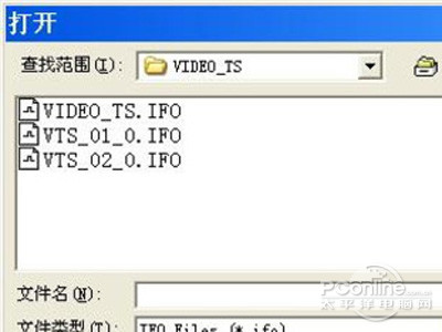 IFO文件用来控制VOB文件的播放