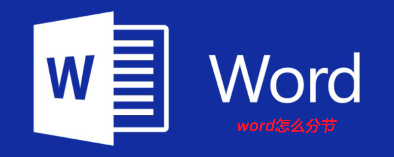 word怎么分节(图1) word怎么分节