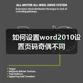 如何设置word2010设置页码奇偶不同(图3) 如何设置word2010设置页码奇偶不同(图3)