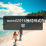 word2016独特样式在哪(图4) word2016独特样式在哪(图4)