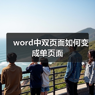 word中双页面如何变成单页面(图1) word中双页面如何变成单页面(图1)