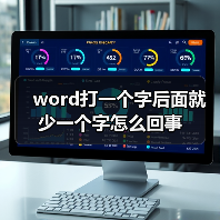 word打一个字后面就少一个字怎么回事(图4) word打一个字后面就少一个字怎么回事(图4)