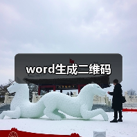 word生成二维码(图1) word生成二维码(图1)