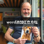 word添加红色方框（图2）