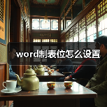 word制表位怎么设置(图2) word制表位怎么设置(图2)