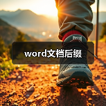 word文档后缀(图4) word文档后缀(图4)