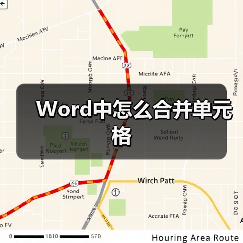 Word中怎么合并单元格（图4）
