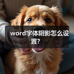 word字体阴影怎么设置？（图2）