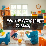 Word开始菜单栏固定方法详解(图2) Word开始菜单栏固定方法详解(图2)