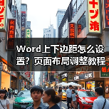 Word上下边距怎么设置?页面布局调整教程(图1) Word上下边距怎么设置?页面布局调整教程(图1)
