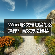Word多文档切换怎么操作？高效方法推荐（图2）