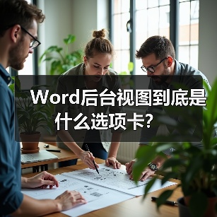 Word后台视图到底是什么选项卡？（图4）