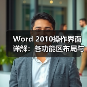 Word 2010操作界面详解:各功能区布局与使用技巧(图2) Word 2010操作界面详解:各功能区布局与使用技巧(图2)