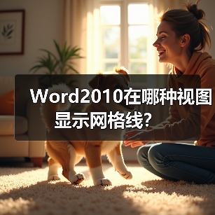 Word2010在哪种视图显示网格线?(图1) Word2010在哪种视图显示网格线?(图1)