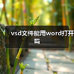 vsd文件能用word打开吗(图3) vsd文件能用word打开吗(图3)