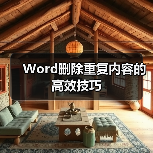 Word删除重复内容的高效技巧(图2) Word删除重复内容的高效技巧(图2)