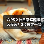 WPS文档目录超链接怎么设置？3步搞定一键跳转（图2）