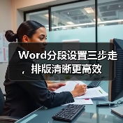 Word分段设置三步走，排版清晰更高效（图3）
