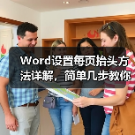 Word设置每页抬头方法详解，简单几步教你搞定！（图2）