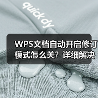 WPS文档自动开启修订模式怎么关？详细解决教程（图4）