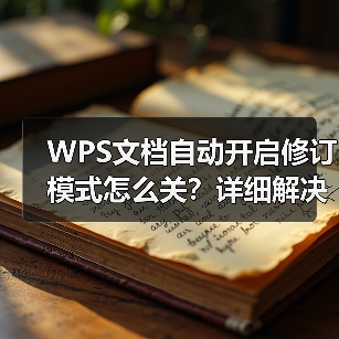 WPS文档自动开启修订模式怎么关？详细解决教程（图1）