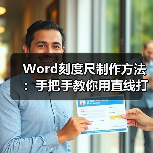 Word刻度尺制作方法:手把手教你用直线打造专业工具(图2) Word刻度尺制作方法:手把手教你用直线打造专业工具(图2)