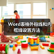 Word表格外框线和内框线设置方法（图1）