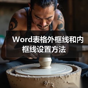 Word表格外框线和内框线设置方法（图3）