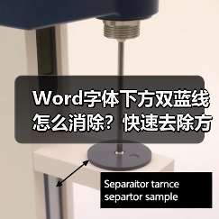 Word字体下方双蓝线怎么消除？快速去除方法分享（图4）