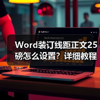 Word装订线距正文25磅怎么设置？详细教程（图3）