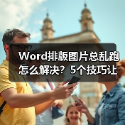 Word排版图片总乱跑怎么解决？5个技巧让图片稳如泰山（图1）