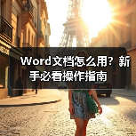 Word文档怎么用？新手必看操作指南（图3）