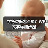 字符边框怎么加？WPS文字详细步骤（图3）
