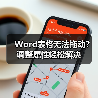 Word表格无法拖动？调整属性轻松解决（图2）