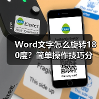 Word文字怎么旋转180度?简单操作技巧分享(图4) Word文字怎么旋转180度?简单操作技巧分享(图4)