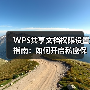 WPS共享文档权限设置指南：如何开启私密保护？（图3）