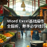 Word Excel基础操作全解析,新手必学技巧(图1) Word Excel基础操作全解析,新手必学技巧(图1)