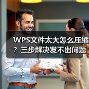 WPS文件太大怎么压缩？三步解决发不出问题（图3）