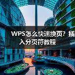 WPS怎么快速换页?插入分页符教程(图1) WPS怎么快速换页?插入分页符教程(图1)