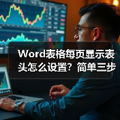 Word表格每页显示表头怎么设置?简单三步搞定!(图3) Word表格每页显示表头怎么设置?简单三步搞定!(图3)