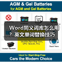 Word同义词库怎么用?英文单词替换技巧(图1) Word同义词库怎么用?英文单词替换技巧(图1)