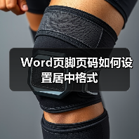 Word页脚页码如何设置居中格式(图1) Word页脚页码如何设置居中格式(图1)